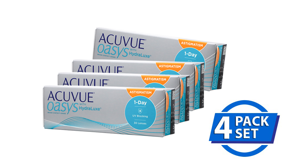1 Day Acuvue Oasys ASTIG Special Package 4 Box